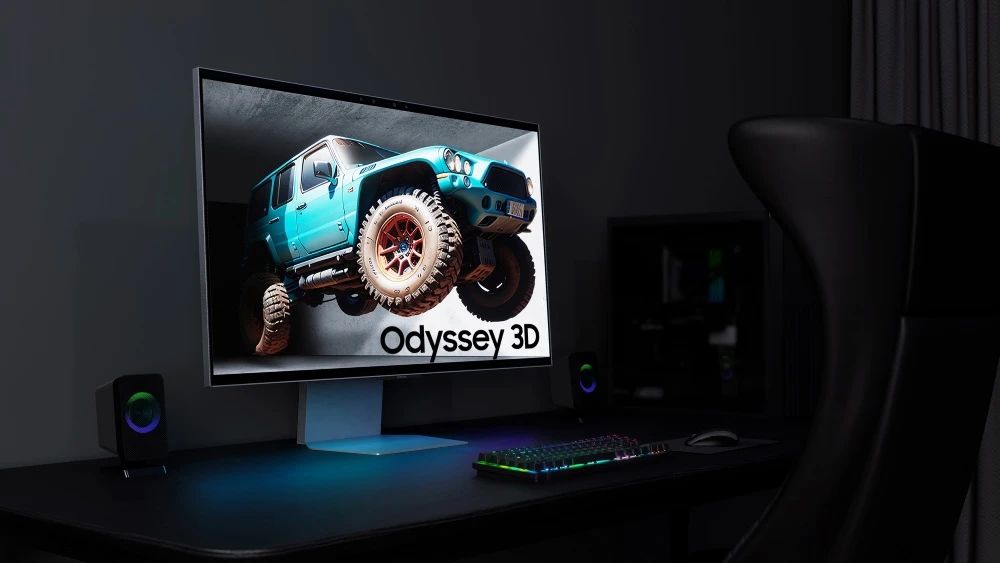 三星推出新款Odyssey 3D游戲顯示器，無需佩戴3D眼鏡